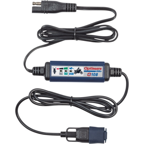 Tecmate Charging System - Sae To Usb - In-Line O-108N Tecmate Charging System - Sae To Usb - In-Line O-108N