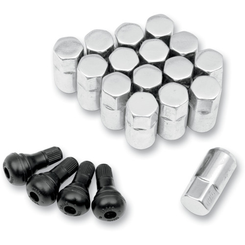 Moose Utility Lug Nut - 12 Mm X 1.25 - Chrome - Flat - 16 Pack Sp300Mo206 Moose Utility Lug Nut - 12 Mm X 1.25 - Chrome - Flat - 16 Pack Sp300Mo206