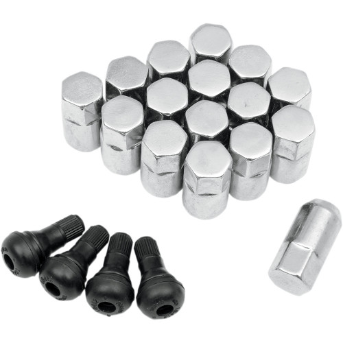 Moose Utility Lug Nut - 3/8"-24 - Chrome - Tapered - 16 Pack Sp300Mo201 Moose Utility Lug Nut - 3/8"-24 - Chrome - Tapered - 16 Pack Sp300Mo201