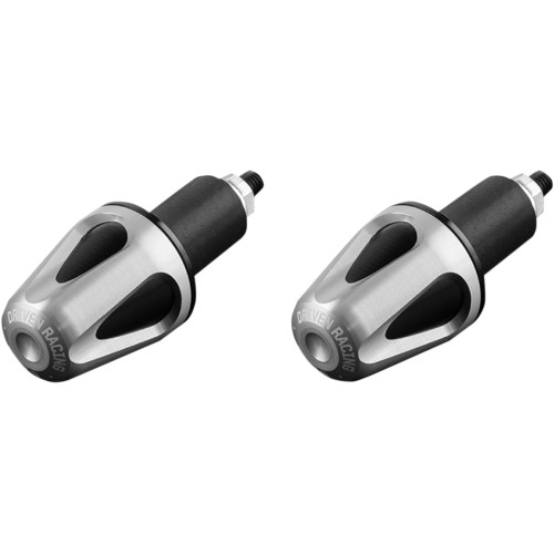 Driven Racing Bar End Weight - Silver/Black Dxb-Sl