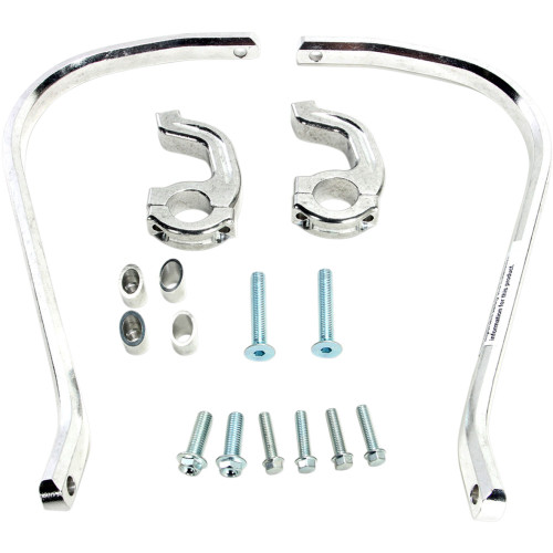 Moose Racing Handguards - Contour - 1-1/8" - Silver 50-5214S Moose Racing Handguards - Contour - 1-1/8" - Silver 50-5214S