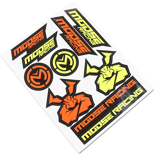 Moose Racing S2 Decal - Moose Racing - Yellow/Orange 4320-2206