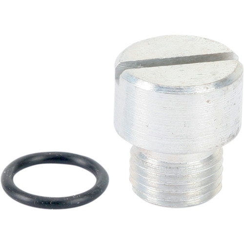 Colony Oil Screen Plug - Cadmium - Big Twin 9645-2