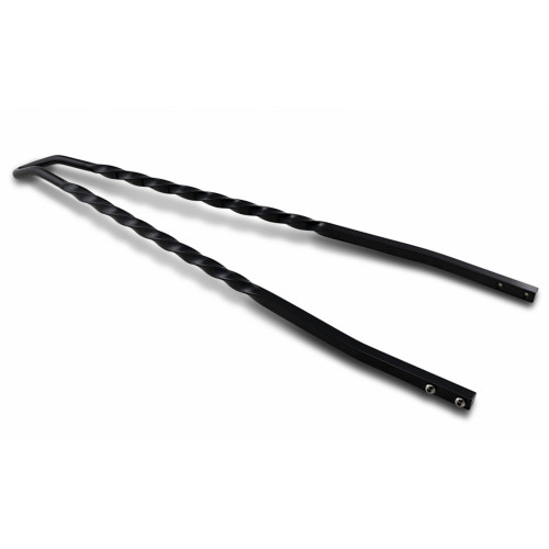 Cycle Visions Twisted Sticks Sissy Bar - Black - 30" Cv-8040B