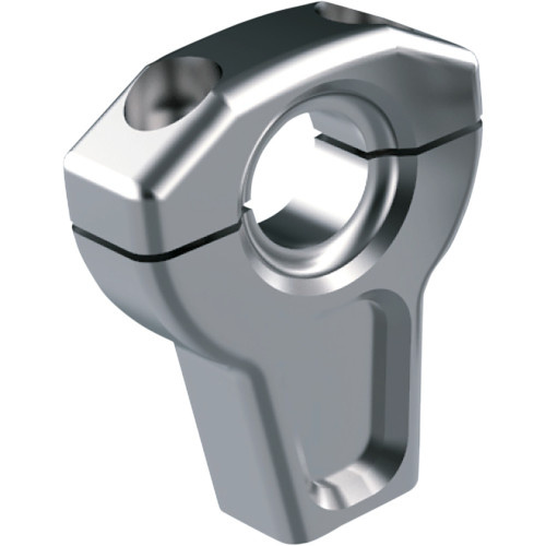 Slyfox Handlebar Riser Kit - Straight - 2-1/2" - Raw Tm-Sly15
