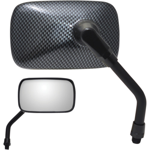 Parts Unlimited Mirror Pu Mini Rect. Carb