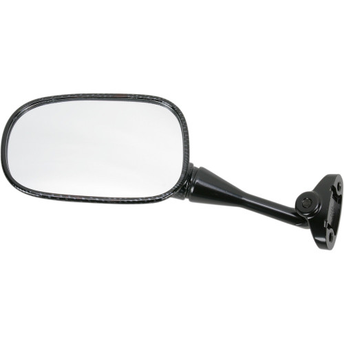 Mirror - Side View - Carbon Fiber - Rectangle - Left - Honda 20-87024