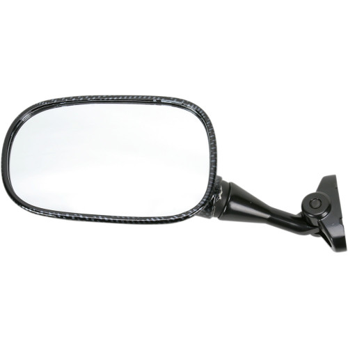 Mirror - Side View - Carbon Fiber - Rectangle - Left - Honda 20-87034