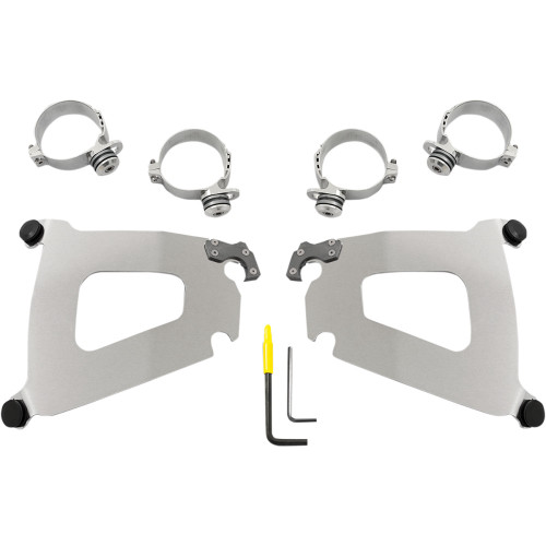 Memphis Shades Bullet Mounting Kit - Vtx18 - Polished Mek2011 Memphis Shades Bullet Mounting Kit - Vtx18 - Polished Mek2011