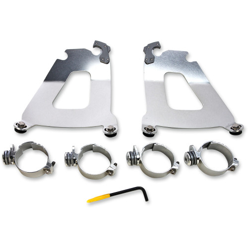Memphis Shades Bullet Mounting Kit - Vtx18 - Polished Mek2012 Memphis Shades Bullet Mounting Kit - Vtx18 - Polished Mek2012