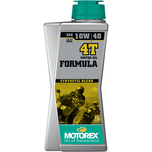 Motorex Formula Synthetic Blend 4T Engine Oil - 10W-40 - 1L 308273 Motorex Formula Synthetic Blend 4T Engine Oil - 10W-40 - 1L 308273