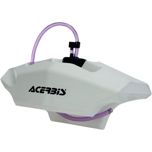 Acerbis Handlebar Auxiliary Gas Tank - 0.6 Gallon - White 2300330002