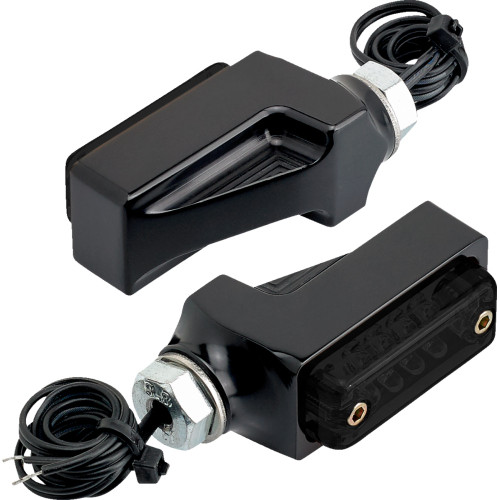 Joker Machine Turn Signal - Amber - Black 05-311-1A
