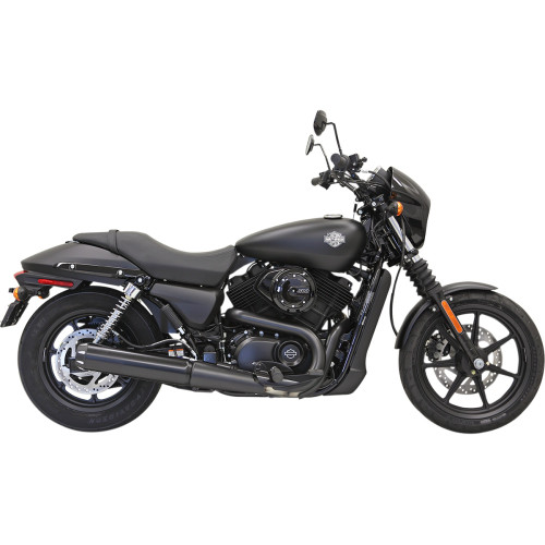 Bassani Xhaust 4" Black Muffler - Straight - Xg500/750 1587Rb