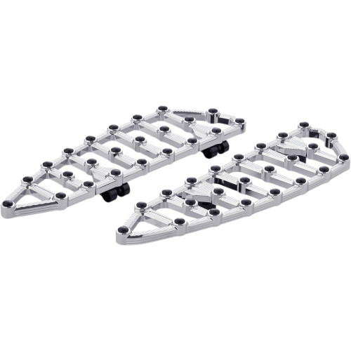 Arlen Ness Mx Driver Floorboards - Chrome 410-008 Arlen Ness Mx Driver Floorboards - Chrome 410-008