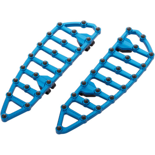 Arlen Ness Mx Driver Floorboards - Blue 06-892 Arlen Ness Mx Driver Floorboards - Blue 06-892