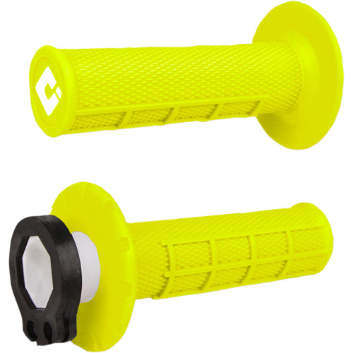Odi Grips - Mx - Half Waffle - Fluorescent Yellow H36Hwy