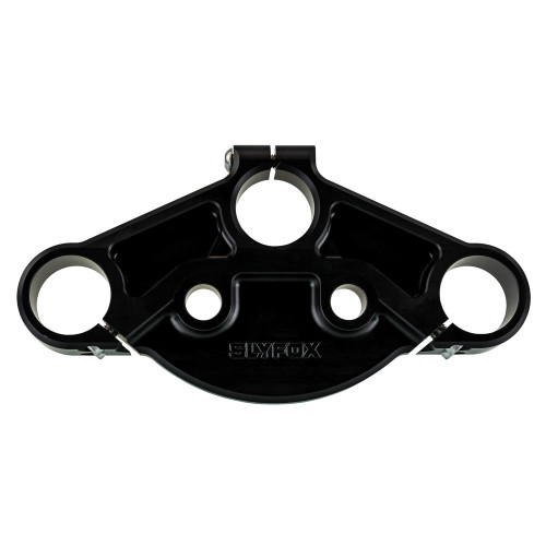 Slyfox Triple Clamp - 49 Mm - Upper - '14+ Flh - Black Anodized Sf1000-2 Slyfox Triple Clamp - 49 Mm - Upper - '14+ Flh - Black Anodized Sf1000-2