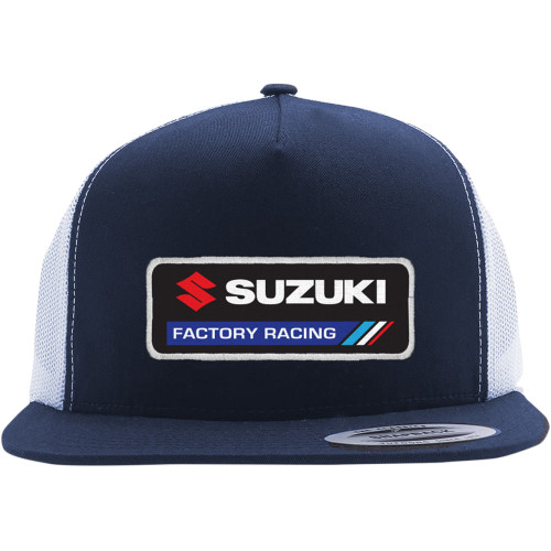 Factory Effex Suzuki Factory Hat - Navy/White 22-86404