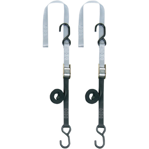 Powertye Mfg. Soft-Tye Tie-Downs - 1" X 5-1/2' - Silver 23624
