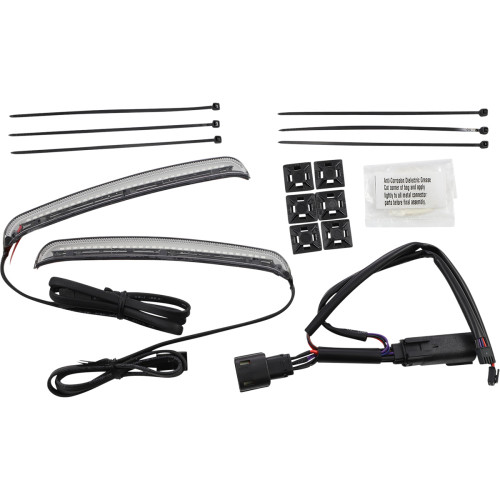Ciro Bag Blades - Red Turn Signals 40042 Ciro Bag Blades - Red Turn Signals 40042