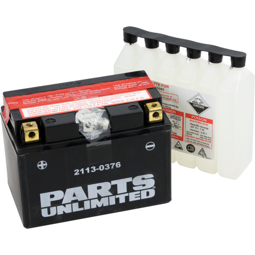 Parts Unlimited Agm Battery - Ytz12S-Bs Parts Unlimited Agm Battery - Ytz12S-Bs