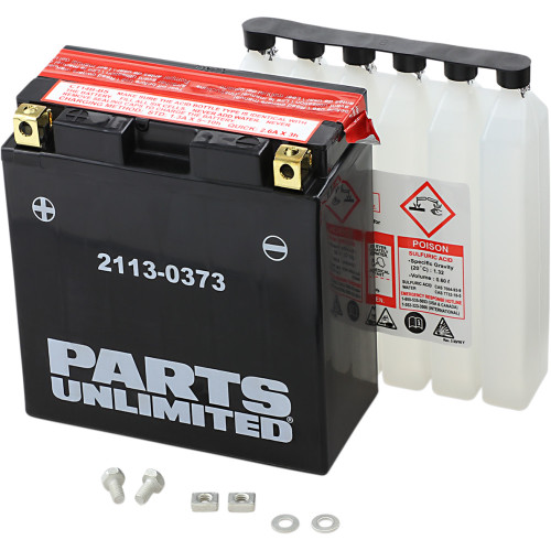 Parts Unlimited Agm Battery - Yt14B-Bs Parts Unlimited Agm Battery - Yt14B-Bs
