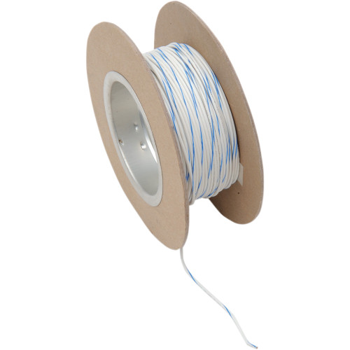 Namz 100' Wire Spool - 18 Gauge - White/Blue Nwr-96-100 Namz 100' Wire Spool - 18 Gauge - White/Blue Nwr-96-100