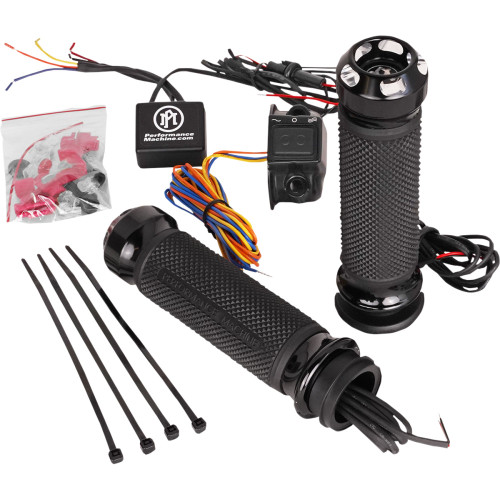 Performance Machine (Pm) Grips - Apex - Heated - Tbw - Contrast Cut 0063-2093-Bm Performance Machine (Pm) Grips - Apex - Heated - Tbw - Contrast Cut 0063-2093-Bm