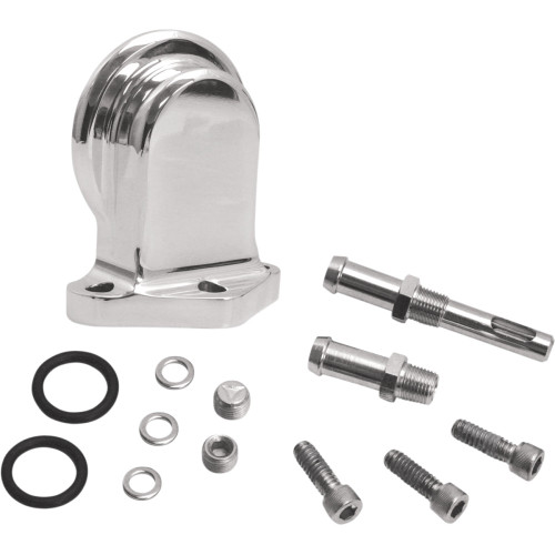 S&S Cycle Oil Filter Mounting Bracket Kit - Polished 31-6510