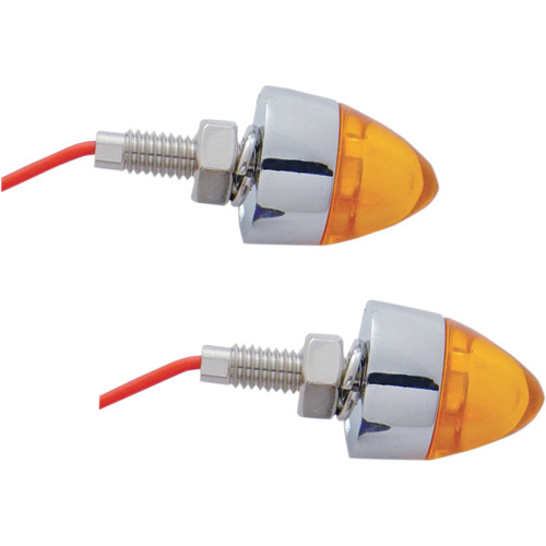Pro-One Perf.Mfg. Bullet Mini Marker Lights - Amber 402250 Pro-One Perf.Mfg. Bullet Mini Marker Lights - Amber 402250