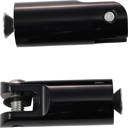 Accutronix Front Footpeg Mounts - Black Fpmt200-B Accutronix Front Footpeg Mounts - Black Fpmt200-B