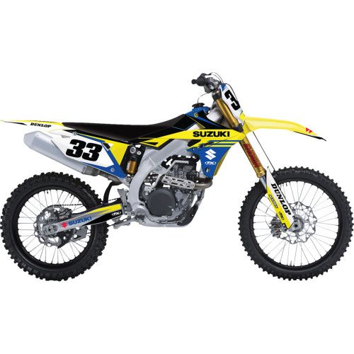 Factory Effex Evo 19 Graphic Kit - Suzuki - Rm-Z 250/450 25-01432 Factory Effex Evo 19 Graphic Kit - Suzuki - Rm-Z 250/450 25-01432