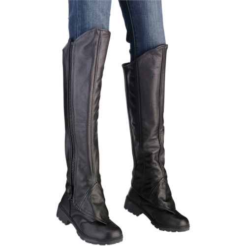 Z1R Women'S Half Chaps - Black - 2Xl/3Xl