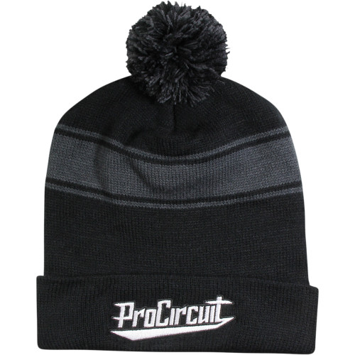 Pro Circuit Beanie - Charcoal/Black/Gray 68100