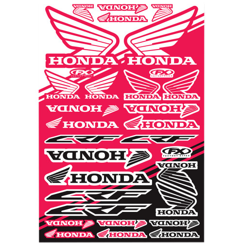 Factory Effex 22-68330 Decal Kit Univ Hon Crf