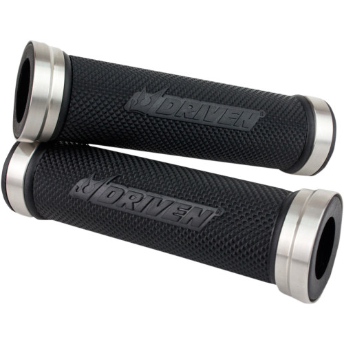 Driven Racing Grips - D-Axis - Stainless Steel/Black Dxg-Ss-Bk Driven Racing Grips - D-Axis - Stainless Steel/Black Dxg-Ss-Bk