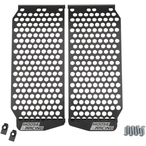 Moose Racing Radiator Guards - Black - Yamaha 12-158 Moose Racing Radiator Guards - Black - Yamaha 12-158
