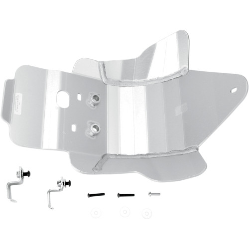 Moose Racing Skid Plate - Silver - Honda - Crf450X 457X