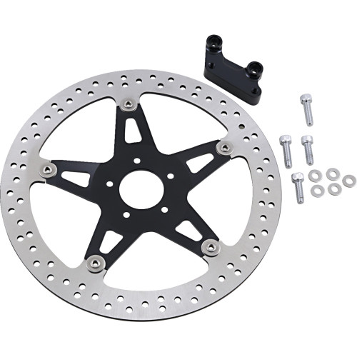 Arlen Ness Big Brake Rotor - 14" - Front Left - Touring 02-910 Arlen Ness Big Brake Rotor - 14" - Front Left - Touring 02-910