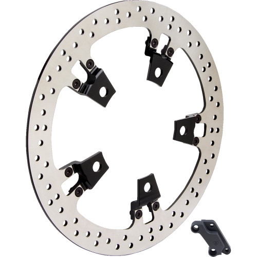 Arlen Ness Big Brake Rotor - 14" - Front Left - Touring 02-962 Arlen Ness Big Brake Rotor - 14" - Front Left - Touring 02-962