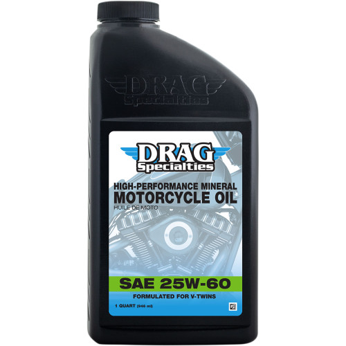 Drag Specialties Oil Engine Oil - 25W-60 - 1 U.S. Quart Drag Specialties Oil Engine Oil - 25W-60 - 1 U.S. Quart