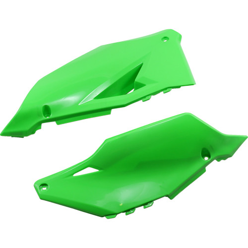 Cycra Side Panels - Green - Kawasaki 1Cyc-2770-72 Cycra Side Panels - Green - Kawasaki 1Cyc-2770-72