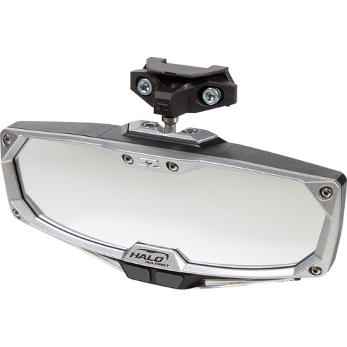 Seizmik Mirror - Halo R - Rear View W/Led Cabin Light - Rectangle - Black W/Silver Bezel - Pro Xp 56-18001 Seizmik Mirror - Halo R - Rear View W/Led Cabin Light - Rectangle - Black W/Silver Bezel - Pro Xp 56-18001