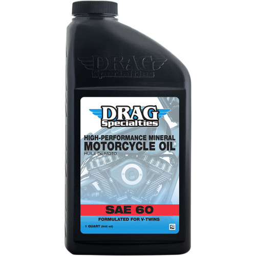 Drag Specialties Oil Engine Oil - Sae 60 - 1 U.S. Quart Drag Specialties Oil Engine Oil - Sae 60 - 1 U.S. Quart