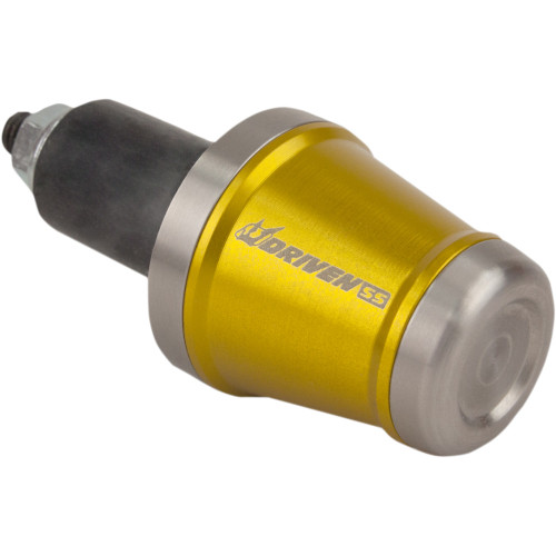 Driven Racing Bar End Weight - Stainless Steel/Gold Dbew-Ss-Gd