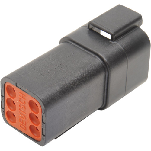 Namz Deutsch Receptacle - 6 Pin - Black Dr-6B Namz Deutsch Receptacle - 6 Pin - Black Dr-6B