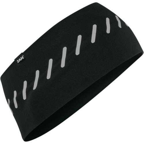 Zan Headgear Sportflex Headband - Black Reflective Hbl114R