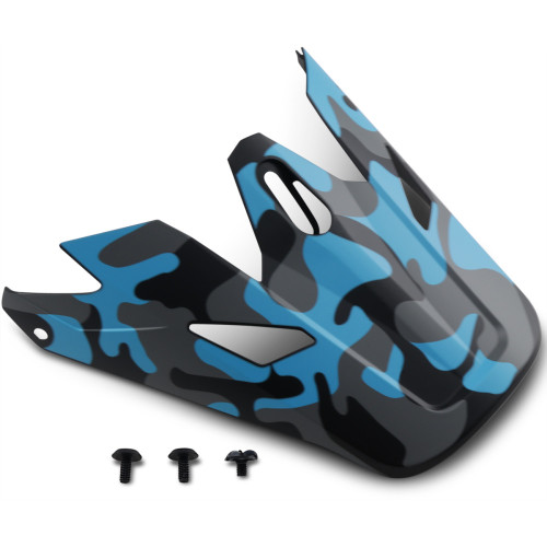 Z1R Rise Visor Kit - Camo - Blue