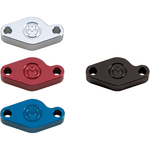 Moose Racing E-Brake Block-Off Plate - Black Bl-Bp6061Bk
